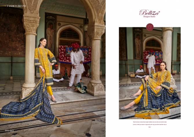 Bin Saeed Vol 6 By Belliza Cotton Digital Printed Dress Material Wholesale Shop In Surat
